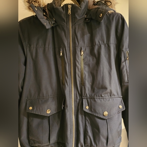 Michael Kors Other - Michael Kors winter coat XL gently used navy blueUsed once,hanging chain snapped